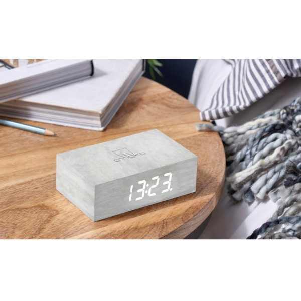 Gingko - Flip Click Clock White Birch (G003W13)