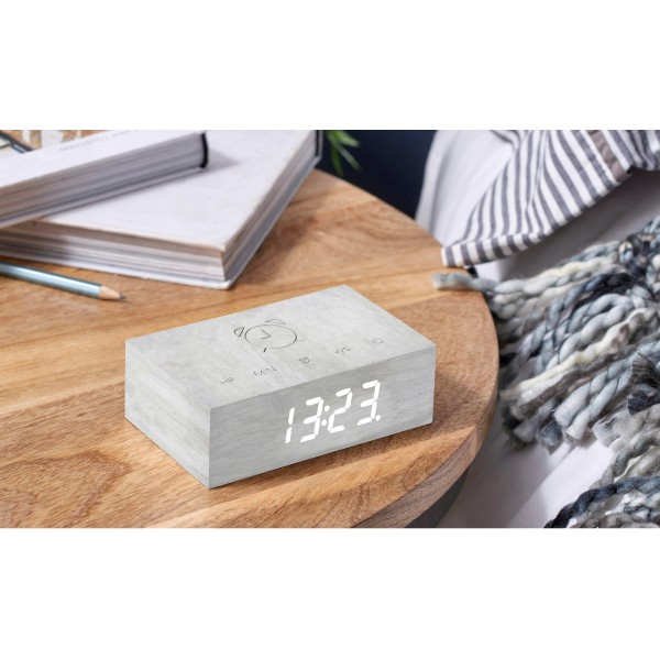 Gingko - Flip Click Clock White Birch (G003W13)