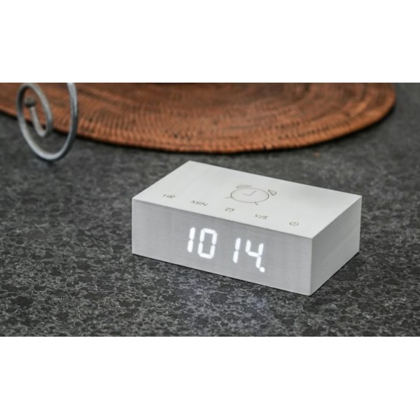 Gingko - Flip Click Clock White Birch (G003W13)