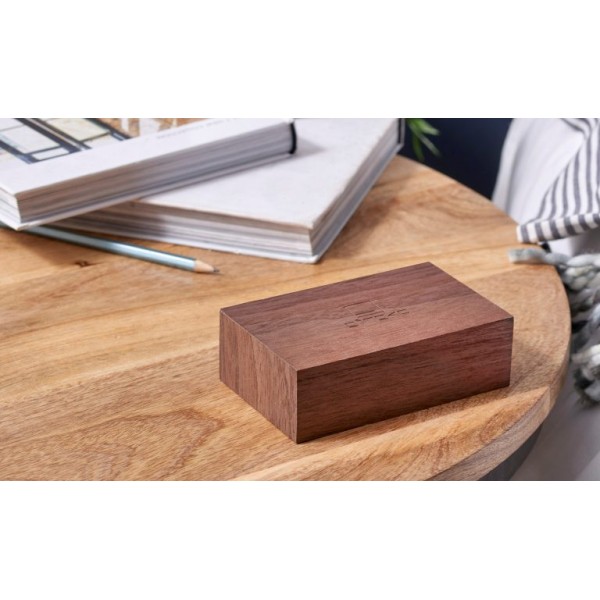 Gingko - Flip Click Clock  Walnut (G003W8)