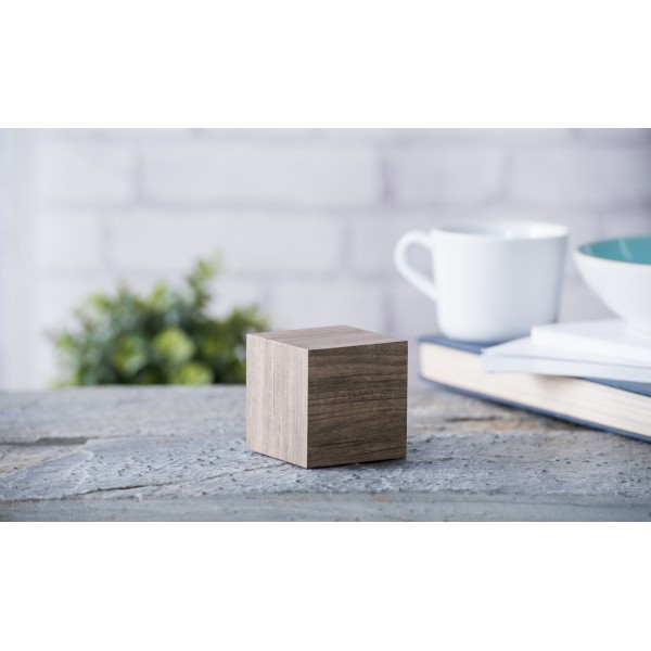 Gingko - Cube Click Clock Ash (GK08G12)