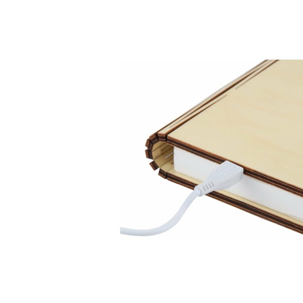 Gingko - Ξύλινο Φωτιστικό Βιβλίο Mini Maple (GK12W3)