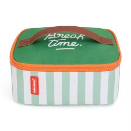 Hello Hossy - Ισοθερμική τσάντα μεταφοράς φαγητού Green Stripes (HH013801)