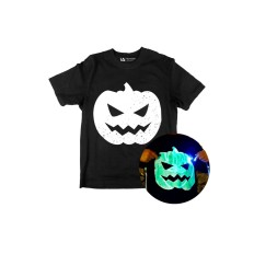 Illuminated Apparel - Παιδική Μπλούζα Interactive Glow Love Heart Monster Alien Jack O Lantern (IA500061)