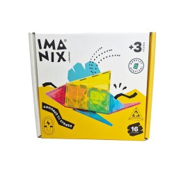 Imanix - Μαγνητικό Παιχνίδι Κατασκευών 16 τμχ (190004)