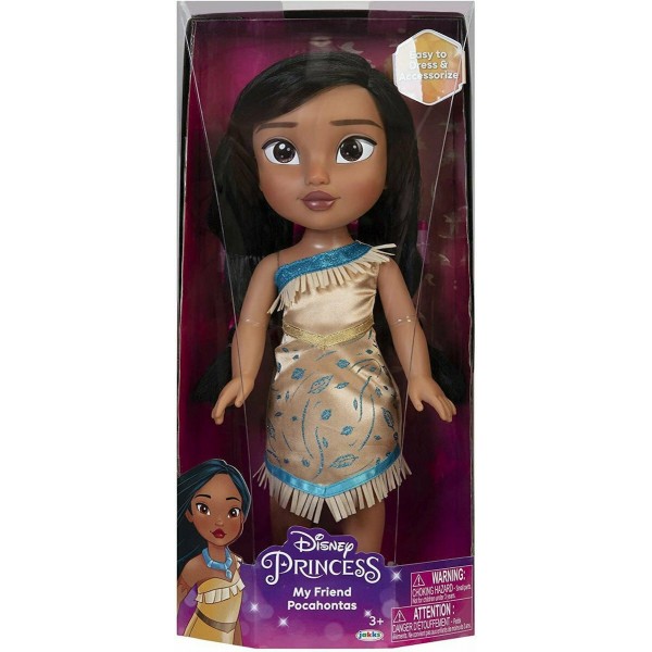 Jakks Pacific - Κούκλα My Friend Pocahontas Disney Princess 38εκ (JP95567)