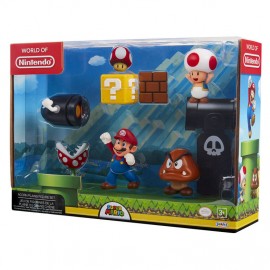 Jakks Pacific - Super Mario Σετ 5 φιγούρες Acorn Plains (JPA64510)