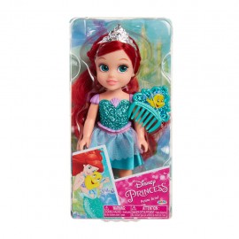 Jakks Pacific - Κούκλα Μικρή Γοργόνα Άριελ με αξεσουάρ (Disney Princess) 15εκ (20606)
