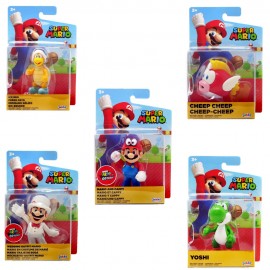 Jakks Pacific - Φιγούρες Super Mario 5 σχέδια (40107)