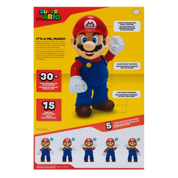 Jakks Pacific - Φιγούρα Super Mario με ήχους (40430)