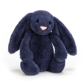 Jellycat - Bashful Navy Bunny 18cm (BASS6NBN)