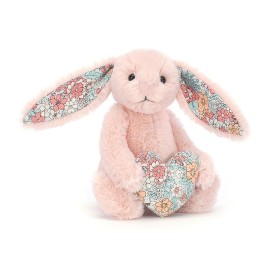 Jellycat - Blossom Heart Blush Bunny 15cm (BL6HBB)