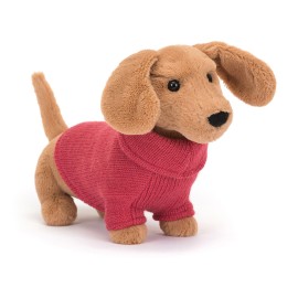 Jellycat - Sweater Sausage Dog (S3SDPN)