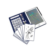 KIDYWOLF - Tablet ζωγραφικής με οθόνη LCD (30 κάρτες)- Galaxy (KDW182167)