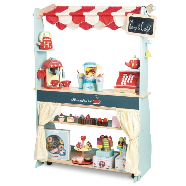 Le Toy Van - Ξύλινο Παιχνίδι Ρόλων Supermarket-Cafe shop (TV317)