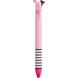 Legami - Στυλό 2 Χρωμάτων Click Clack Miss Flamingo (CLICK0016)