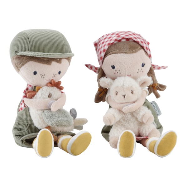 LITTLE DUTCH - Κούκλα αγρότισσα με προβατάκι Rosa 35 εκ (LD4565)
