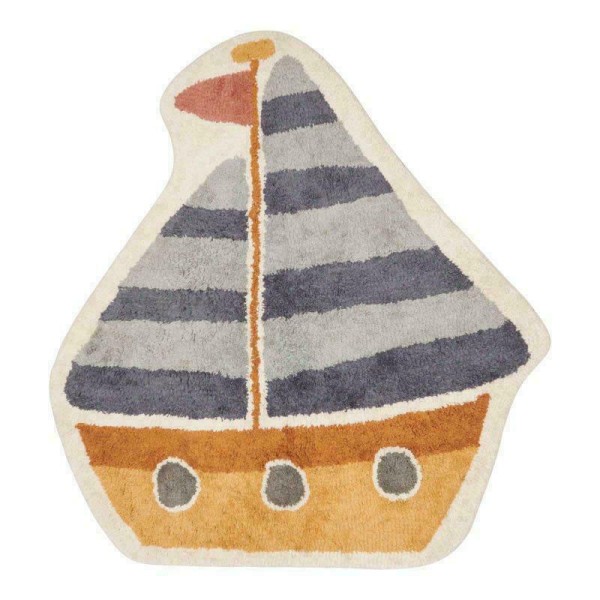 LITTLE DUTCH - Χαλί δωματίου Boat shape Blue 105X120 (LD-RU10311640)