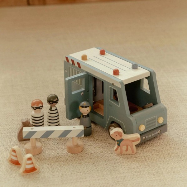 Little Dutch - Ξύλινο Αστυνομικό Βαν (LD2541)