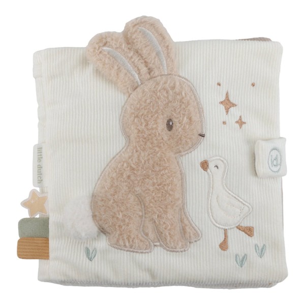 Little Dutch - Υφασμάτινο Βιβλιαράκι Δραστηριοτήτων Newborn Naturals (LD8407)