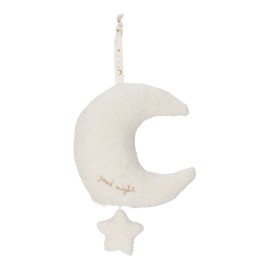 Little Dutch - Υφασμάτινο Μουσικό Φεγγαράκι Newborn Naturals (LD8449)