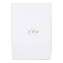 LITTLE DUTCH - Σεντόνι με κέντημα Flowers & Butterflies 110 x 140 (LD10141450)