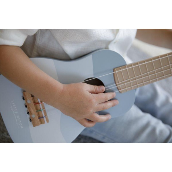 LITTLE DUTCH - Ξύλινη κιθάρα (γαλάζιο) (LD7015)