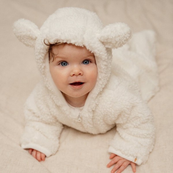 Little Dutch - Ολόσωμη Φόρμα Babby Bunny Off White (LD-CL0789-21)