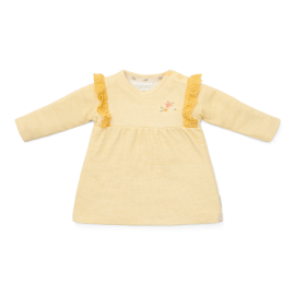 Little Dutch - Φορεματάκι Μακρυμάνικο Warm Yellow Check (LD2429501)