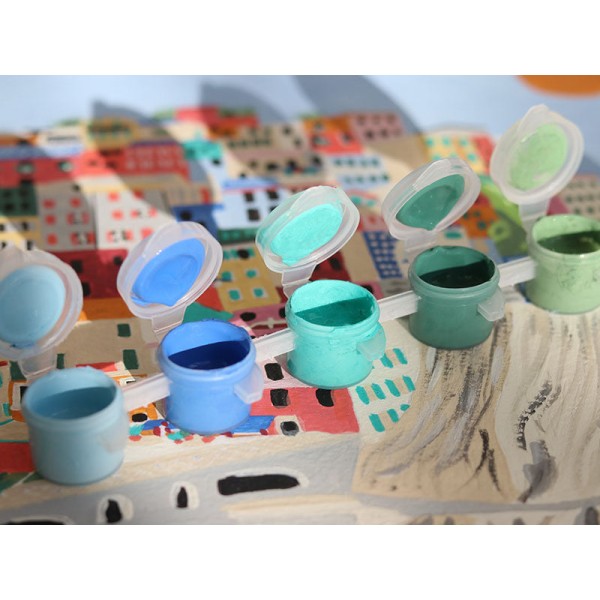 La Petit Epicerie - Ζωγραφική με Νούμερα Cinque Terre by Kenzie Elston (LPE350025)