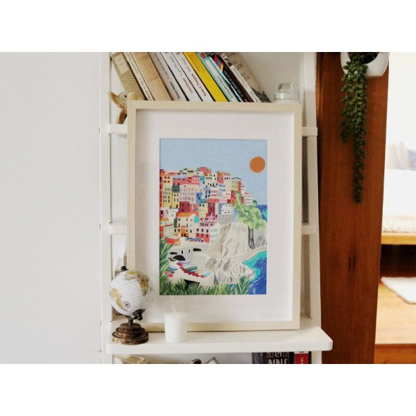 La Petit Epicerie - Ζωγραφική με Νούμερα Cinque Terre by Kenzie Elston (LPE350025)