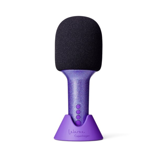 Lalarma - Glitter Groove Microphone Purple (GGMPL)