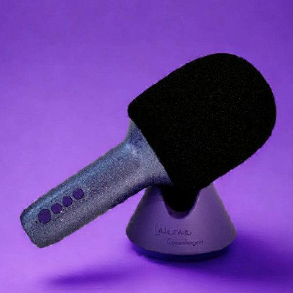 Lalarma - Glitter Groove Microphone Purple (GGMPL)