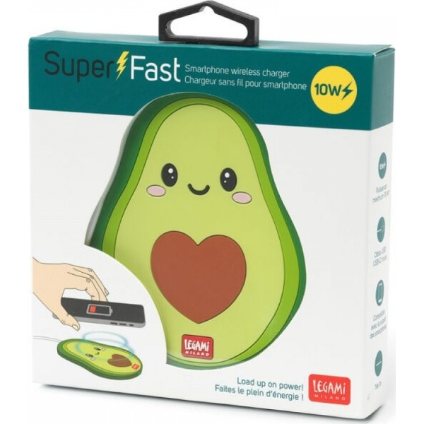 Legami - Ασύρματος Φορτιστής Super Fast Avocado (WCHAR0001)