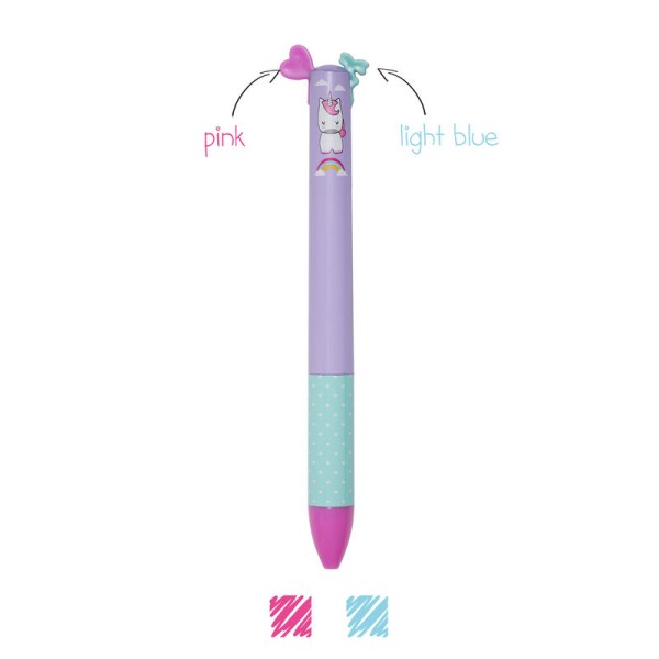 Legami - Στυλό 2 Χρωμάτων Click Clack Unicorn (CLICK0020)