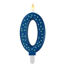 Legami - Candle Happy Number 0 Blue ( NUC0011)