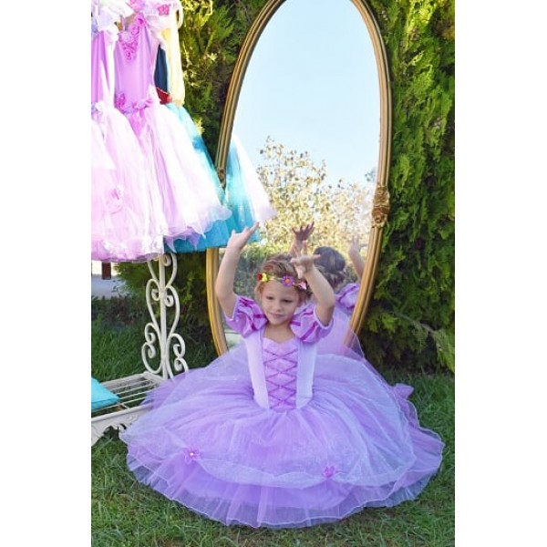 Little Gems - Στολή Rapunzel Inspired Dress Large (35413)