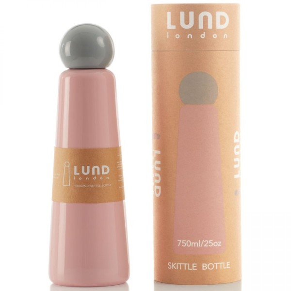 Lund - Παγούρι Θερμός 750ml Ροζ - Γκρι (L7163)