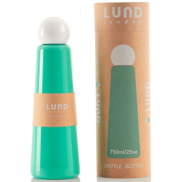 Lund - Παγούρι Θερμός 750ml Τιρκουάζ - Λευκό (L7162)