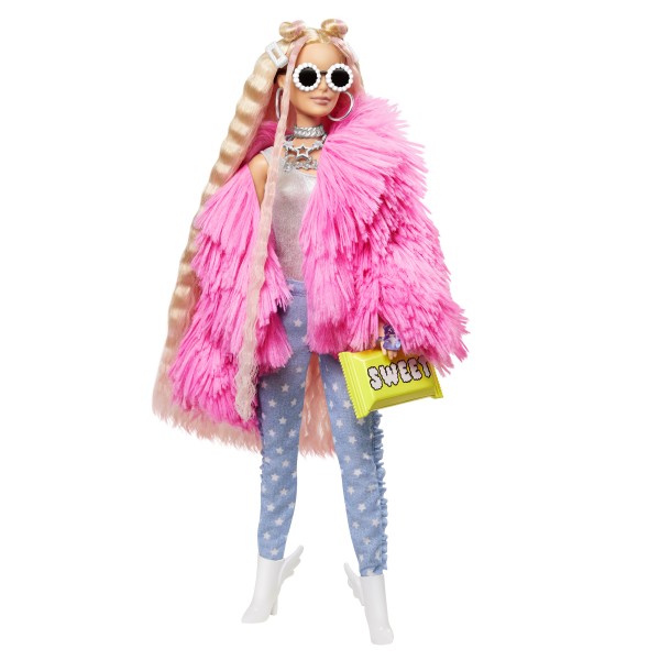 Barbie - Extra Fluffy Pink Jacket (GRN28)