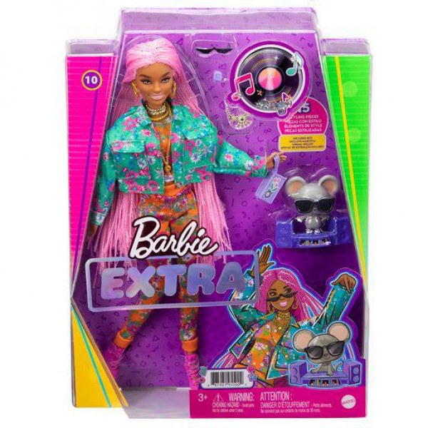 Barbie - Extra Pink Braids (GXF09)