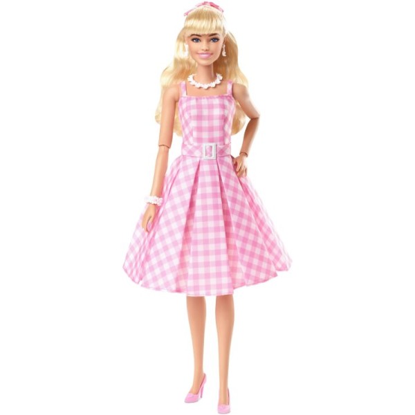 Barbie Movie - Pink Gingham Dress (HPJ96)