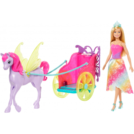 Barbie - Άμαξα και Πήγασος (GJK53)