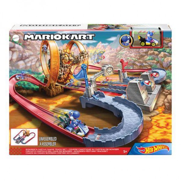 Hot Wheels - Πίστα Mario Kart Το Κάστρο του Μπαουζερ (GNM22)