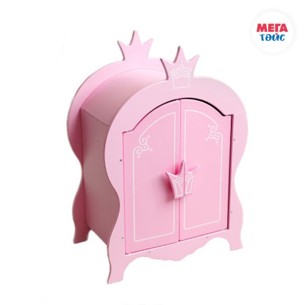 Mega Toys - Ντουλάπα Κορώνα Ροζ (71020)