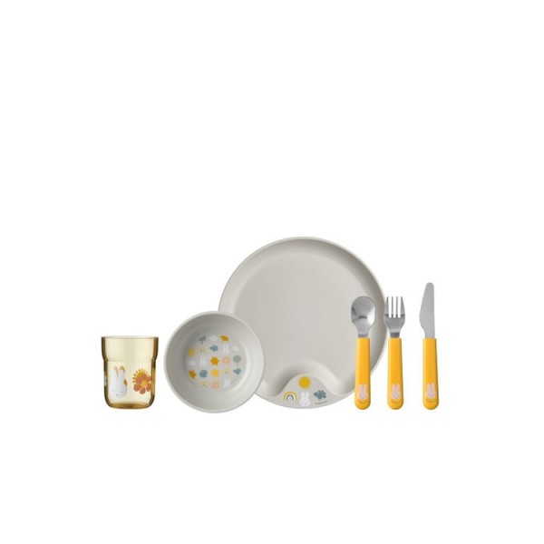 Mepal - Παιδικό σετ φαγητού 6 τεμαχίων Miffy κίτρινο (MEP108041065230)