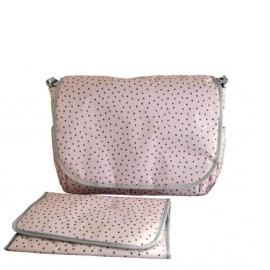 My Bags - Τσάντα Αλλαξιέρα Ροζ Πουά (FLSWDPIN)
