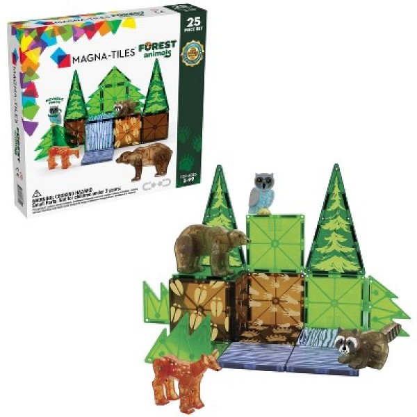 Magna Tiles - Μαγνητικό Παιχνίδι 25 κομματιών Forest (22225)