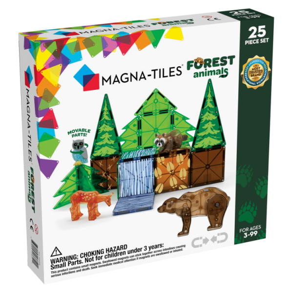 Magna Tiles - Μαγνητικό Παιχνίδι 25 κομματιών Forest (22225)