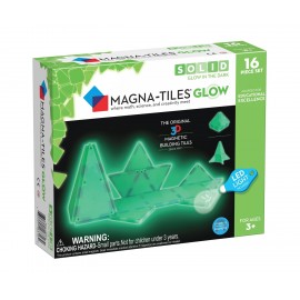 Magna Tiles - Μαγνητικό Παιχνίδι 16 κομματιών Glow (18816)